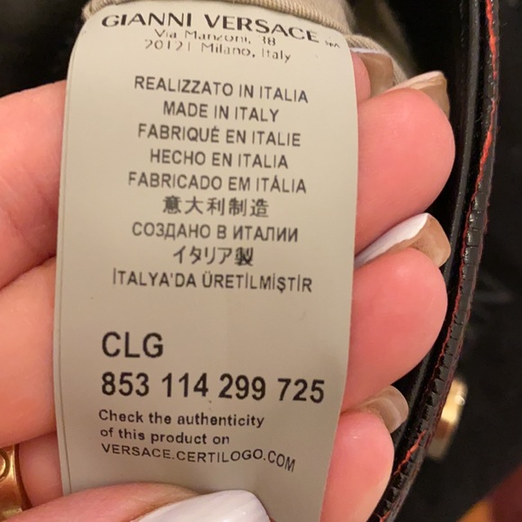 Versace collection bag. Genuine leather. Brand new. Never used. No tags. - Picture 9 of 9